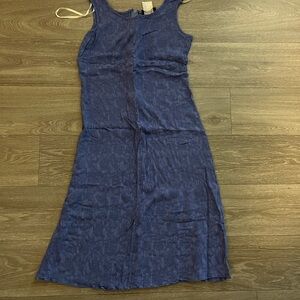 Vintage Blue Sleeveless Dress